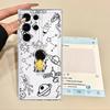 Cartoon Cute Astronaut Phone Cover Case for Samsung Galaxy S21 S23 Ultra S26 S24 S25 Edge S22 FE Note 20 Ultra 10 S20 Plus