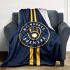 Milwaukee Brewers Druck Flanelldecke Hohe Qualität Warm Bequem Decke für Alle Jahreszeiten Perfekt für Geschenke Heimdekoration