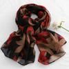 Vintage Ethnic Printed Hijab Soft Long Shawl For Muslim Women Lady Wraps Headband Turban Fashionable Accessories