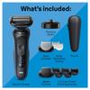 Braun Series 5 5150cs Men's Electric Shaver Wet & Dry Razor Foil Shaver Beard Trimmer Body Groomer Charging Stand Blue