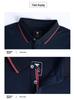 Custom Lapel Polo Shirt for Couples - Unisex Short Sleeve Casual Workwear with Printed Logo.