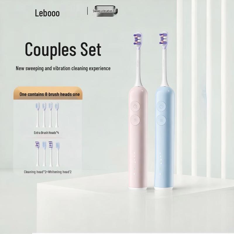 Lebooo LBT-183505A Sonic Electric Toothbrush Couple Gift Set