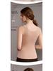 Women's Seamless Thermal Mesh Vest with Built-in Bra