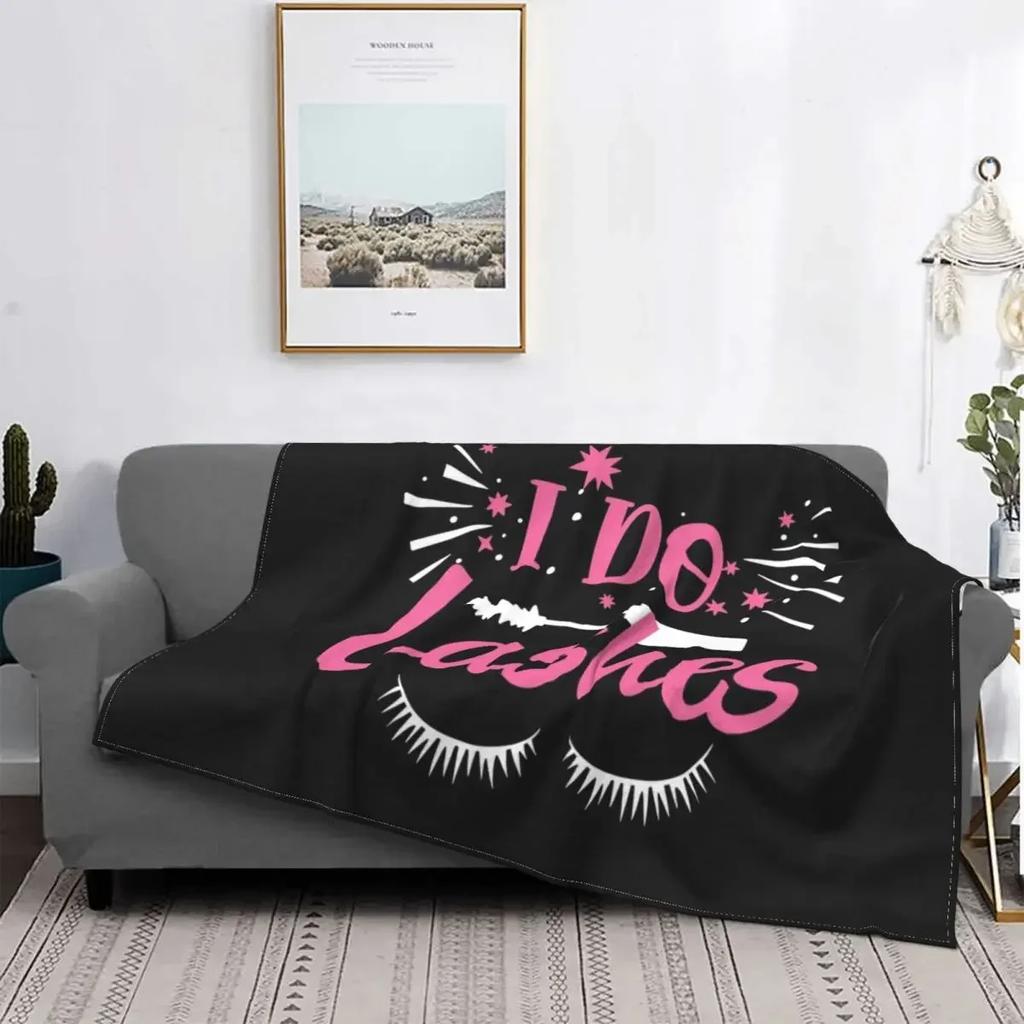 Lashes Mascara Blanket Super Soft Flannel Blanket Comfy Cozy Throw Blanket Couch Lightweight Blankets for Living Room Bedroom