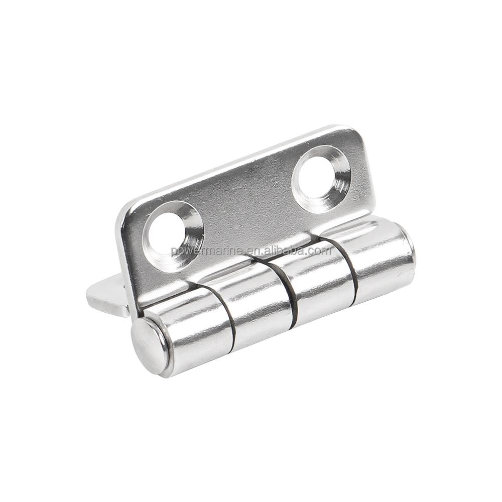 Marine Hardware Accessories 316 Stainless Steel Folding Hinge Silver Stamped Hinges