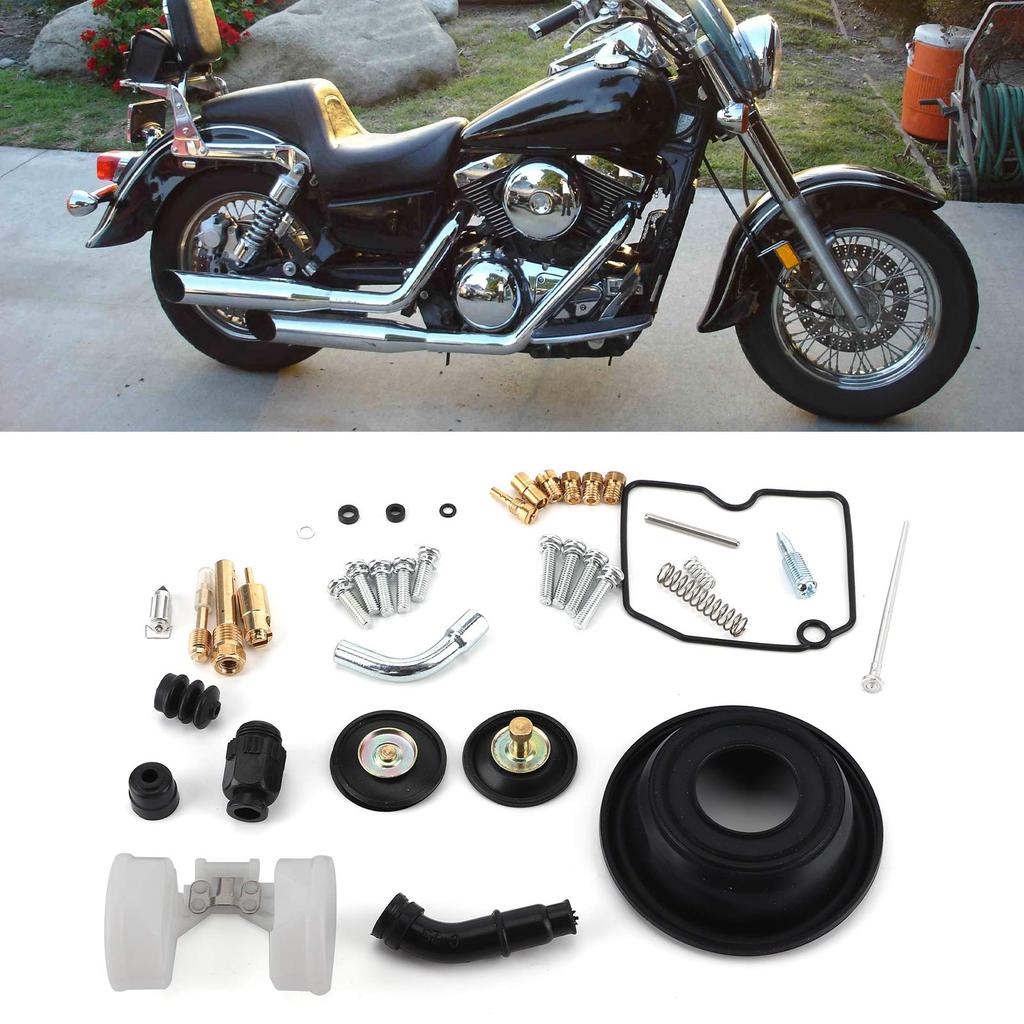 Akozon Motorcycle Carburetor Rebuild Kit Carburetor Repair Tool Fix Kawasaki Vulcan VN800 / VN400 Repair Parts