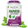 HealthyHey Nutrition Estratto di Foglie di Papaia - 500mg/porzione - 60 capsule vegetali
