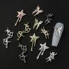 10Pcs/set Nail Rhinestones Zinc Zinc Alloy Butterfly Nail Accessories Zinc Zinc Alloy Star Nail Decorations  Nail Salon