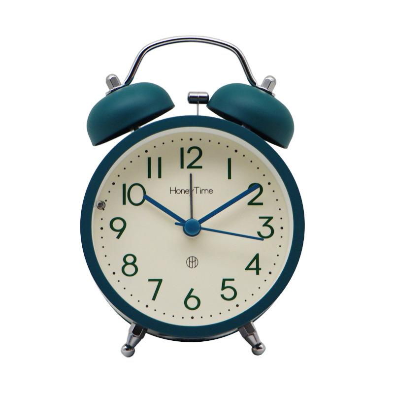 Metal Ringing Alarm Clock for Students To Use Bedside To Get Up, Magical and Powerful To Wake Up Boys and Girls Desktop Small Clock