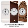 Clock Insert Compact Round Quartz for Minimalist Interiors