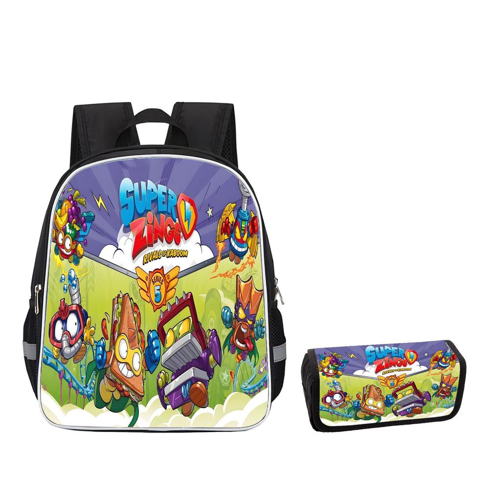 Superzings Trendy Comfortable School Bag Children'S Movie Peripheral Ultra Lightweight Storage Pencil Case