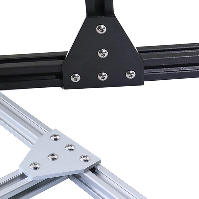 T-slot Aluminum 5-Hole 2020/3030/4040/4545 Triangle Connector Plate