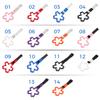 Flower-shaped Plastic Pull Ring Car Handrail Belt Decorative Rear Bumper Warning Ring Subway Train Bus Handle Strap