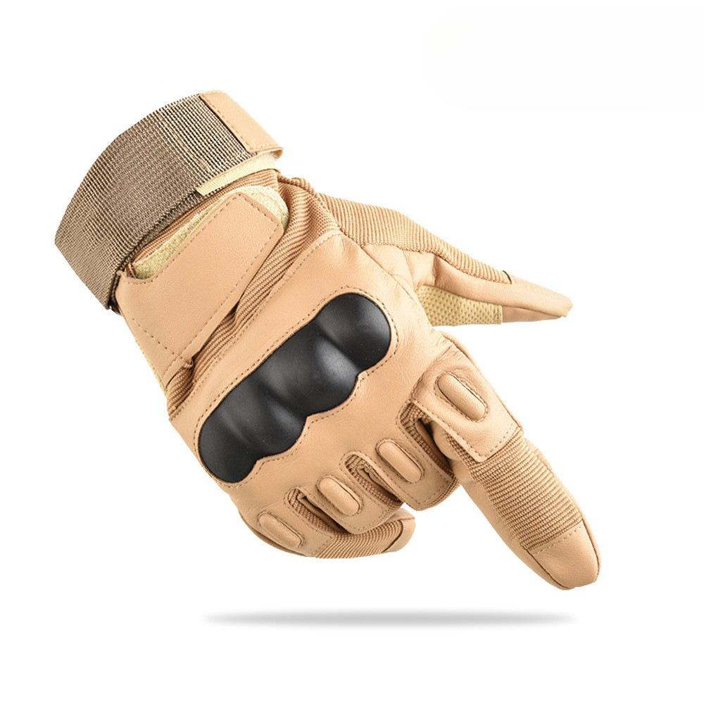 Outdoor Tactical Long Finger Gloves Men's Sports Cycling Fitness Motorcycle Fighting Field Anti Slip Wear Resistant All Finger Climbing