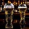 Trophäen-förmiges Bierglas Kreativer Fußball-Design-Becher Neuheit Trinkbecher