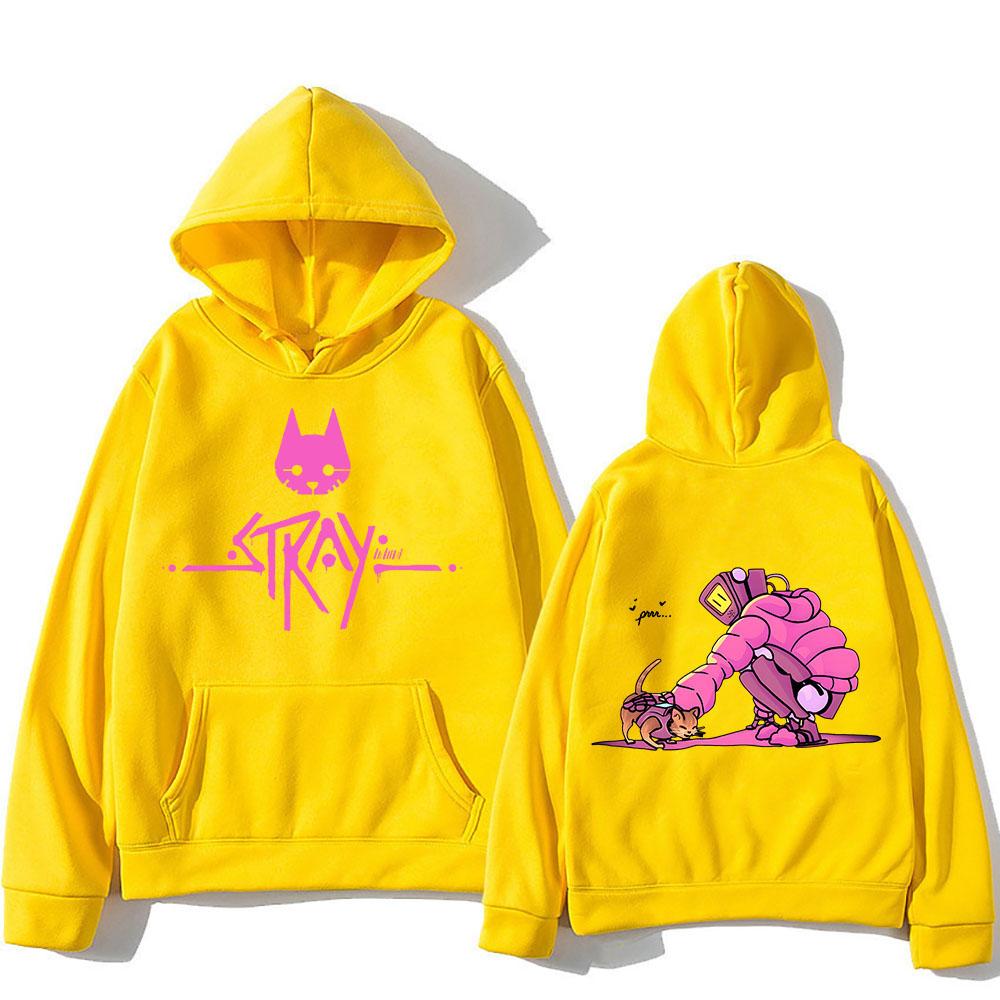 Nové mikiny pro zatoulané kočky Herní potisk Streetwear Unisex Ženy Ležérní Móda Nadměrná mikina Mikiny s kapucí Pulovry Tepláky Oblečení