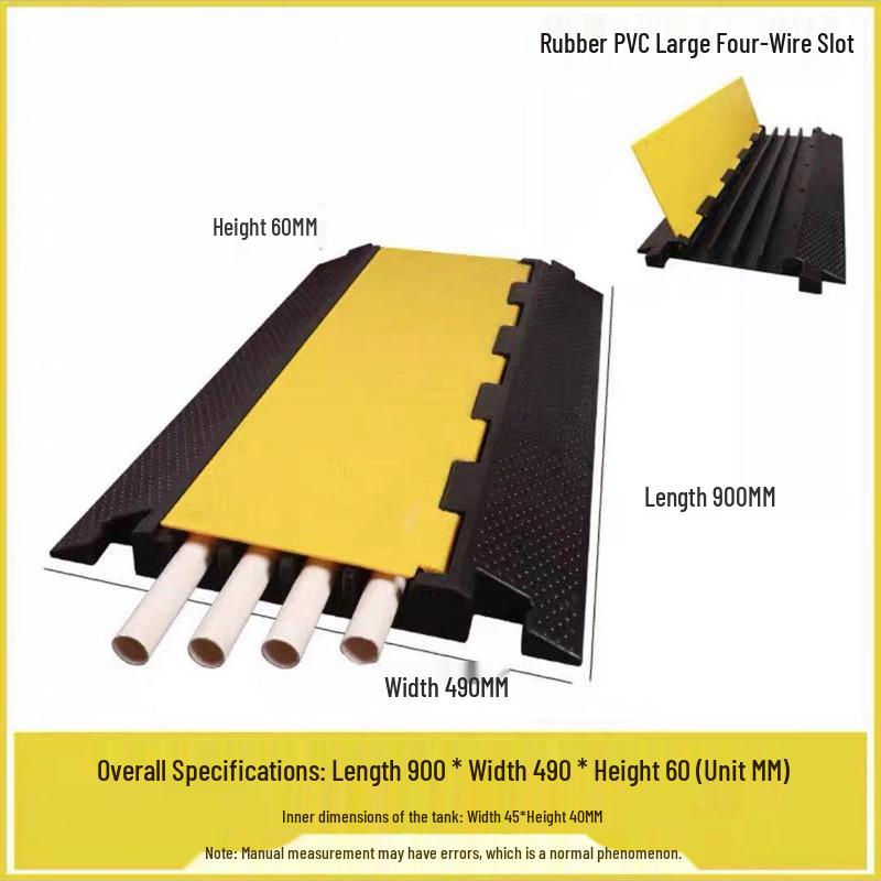Indoor/Outdoor Cable Protection Rubber Trunking Speed Bump