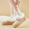 Fashion Flats Thick Shallow Women Snow Boots Fur Short Plush Winter Fashion New Suede Casual Women Shoes 2025 Trend Comfort Warm Boots