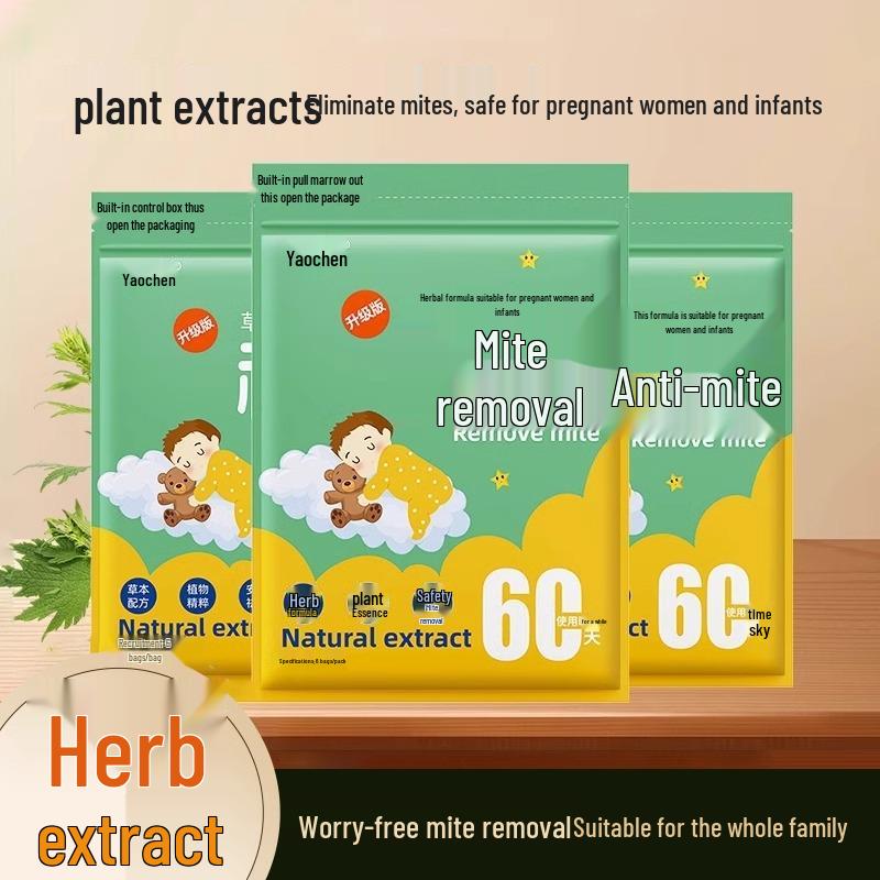 Herbal Anti-Mite Sachet for Dormitory Student Beds - No-Wash Mite Removal Solution