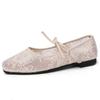 2025 Spring Lace Women Mary Jane Shoes Fashion Slip On Comfort Street Style Soft Sole Female Dress Flats Shoes