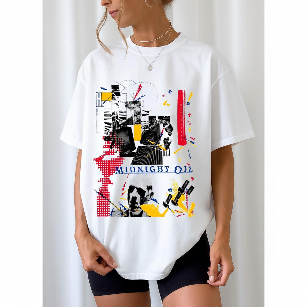 

Midnight Oil Rare Band Unisex Cotton T-Shirt – All Sizes Unisex T-Shirt XXL