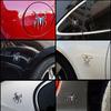 Universal Emblem Silver/Gold 3D Car Stickers Metal Chrome Auto Decal Spider Shape