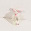 Soft and Adorable Rabbit Plush Toy with DIY Accessories Exquisite Rabbit Keyring Decoration Cute Rabbit Keychain Pendant