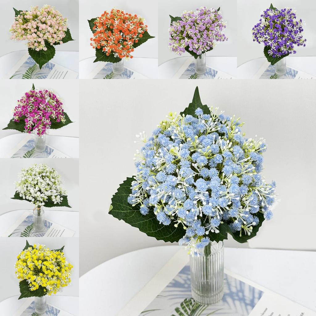 Konstgjord Gipsophila Paniculata Bröllopsdekoration Med Mjuk Gel-material För Hem- och Eventdekoration