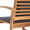 Garden Sofa Set 4 Pcs Natural Solid Teak Wood