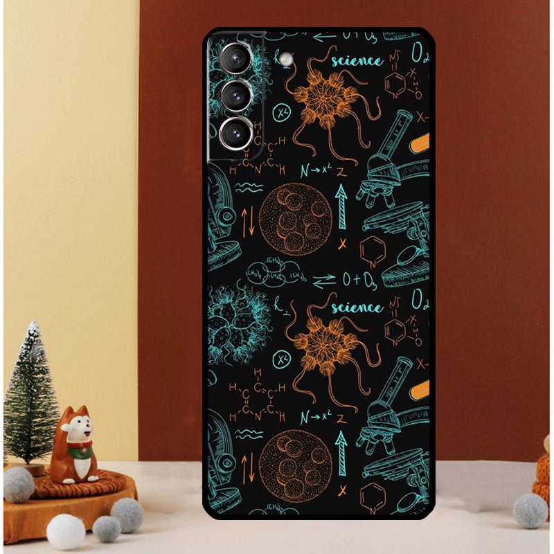 Biology and Chemistry Case For Samsung Galaxy S24 S26 Ultra S22 S23 S25 Ultra S20 S21 Plus S10 S25 FE Cover Funda