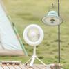 Tripod Stand Portable Camping Fan Led Light Desktop Circulator Cordless Ceiling Fan  Office Desk