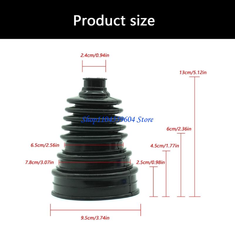 12QM CV Joint Dust Boot Silicone Universal Front Axles Constant Velocities Joint Boot