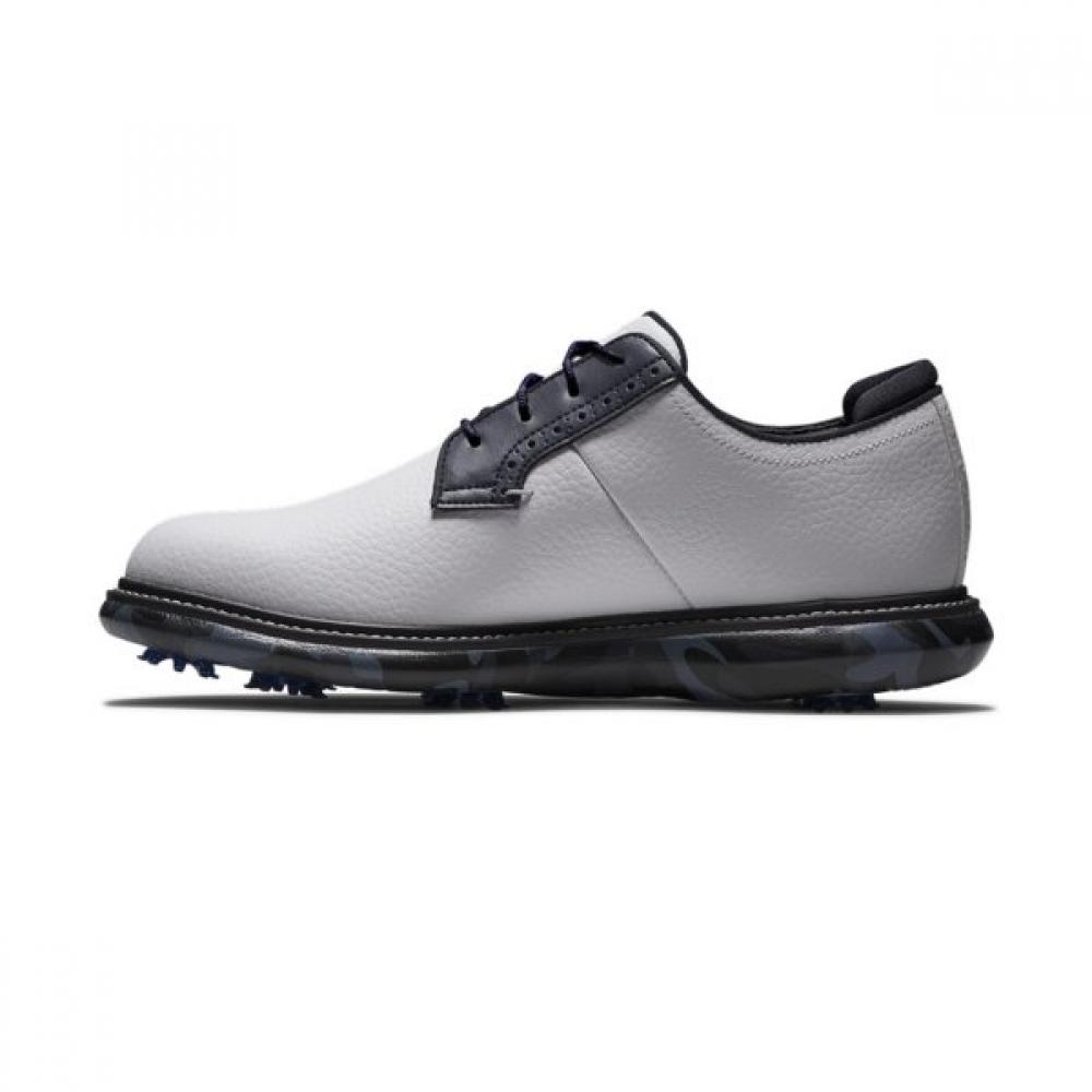 Footjoy Tradition Blucher White Navy Camo 57956
