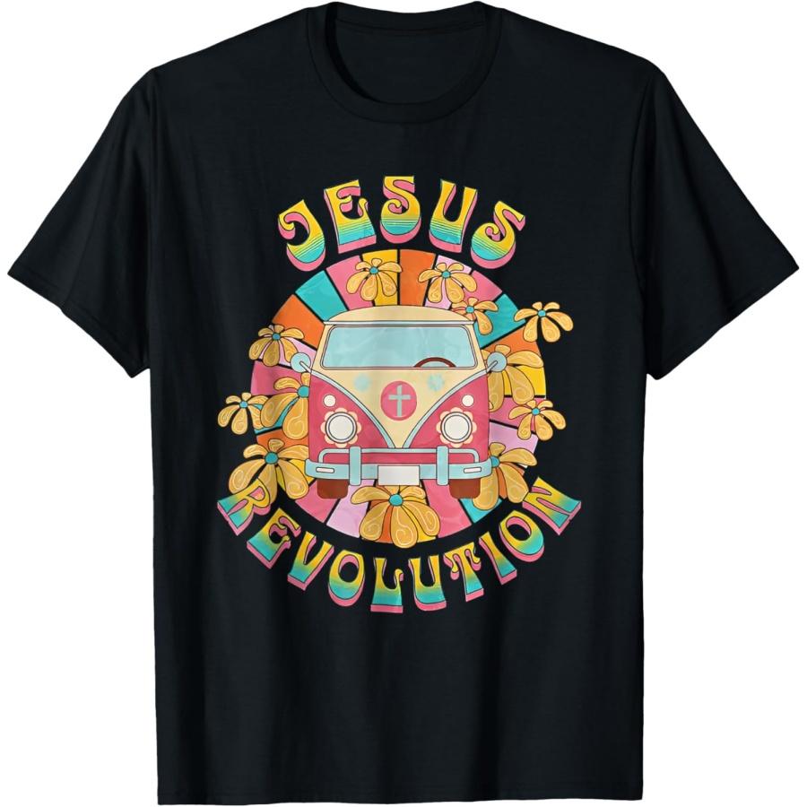 Jesus Revolution christian easter day religious T-Shirt XXXXXL чёрный