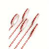 3 Rolls Cute Strawberry Washi Tape - Non-Adhesive Red & Green Strawberry Seed Paper Stickers Suitable for Scrapbooking,Planner
