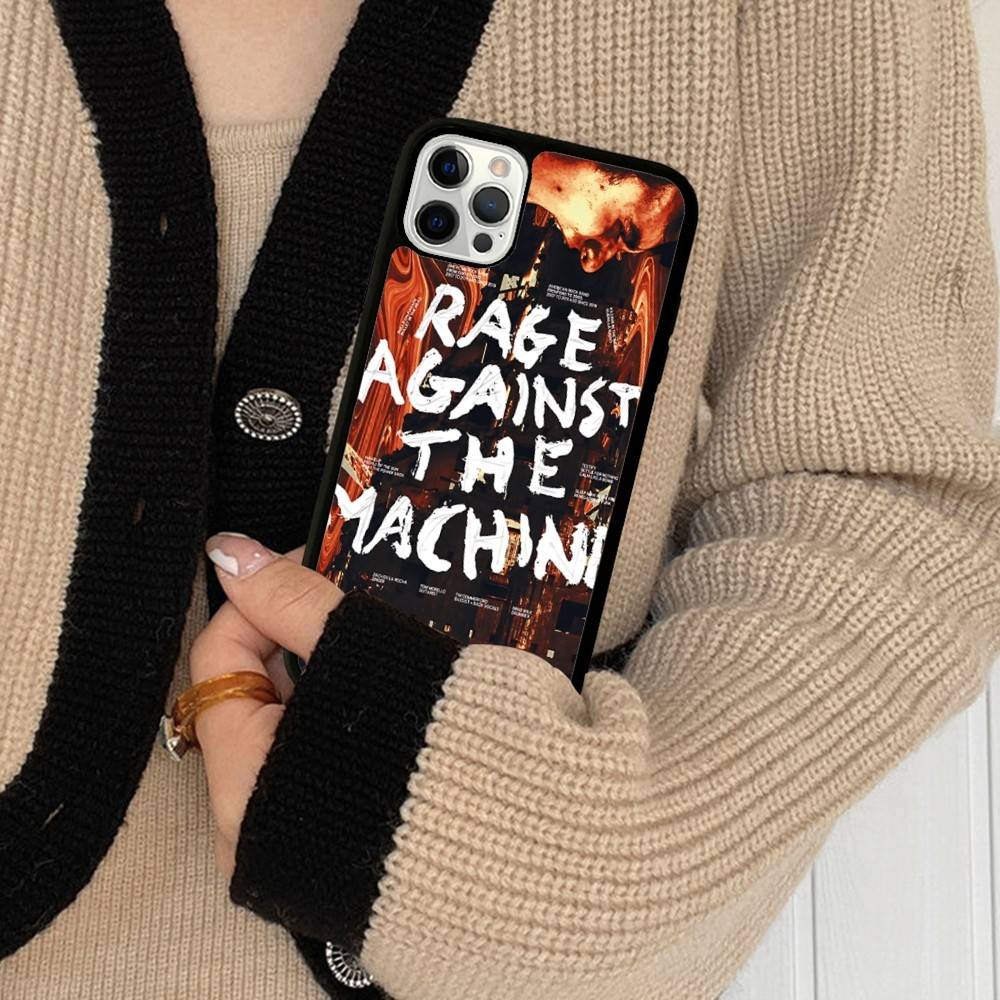 R-Rage A-Against T-The M-Machine Band Phone Case For Iphone 16 15 14 13 12 11 Pro Max Plus Shockproof TPU+PC Hard Case