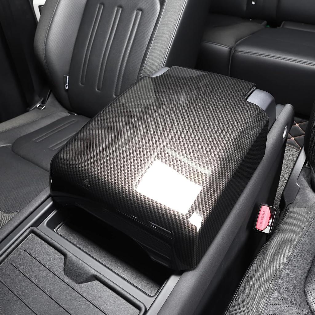 Central armrest Box Protective Cover Suitable for 2020-2025 Land Rover Defender 90 110 130 Center Console Riser pad Internal Storage Box Protective