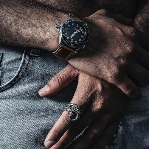 [hemsut H] Chromexcel Leather Watch Band, Soft Vintage Leather Watch Strap, Handmade Watch Strap, Quick Release Smartwatch Band