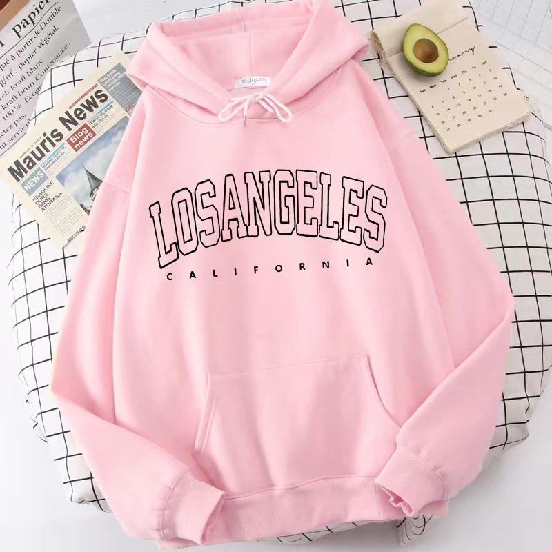 Autumn-Winter Women's Hooded Pullover Sweatshirt, European & American Style, Printed, Plus Size, Loose Fit, Thin Velvet, Trendy Ins.