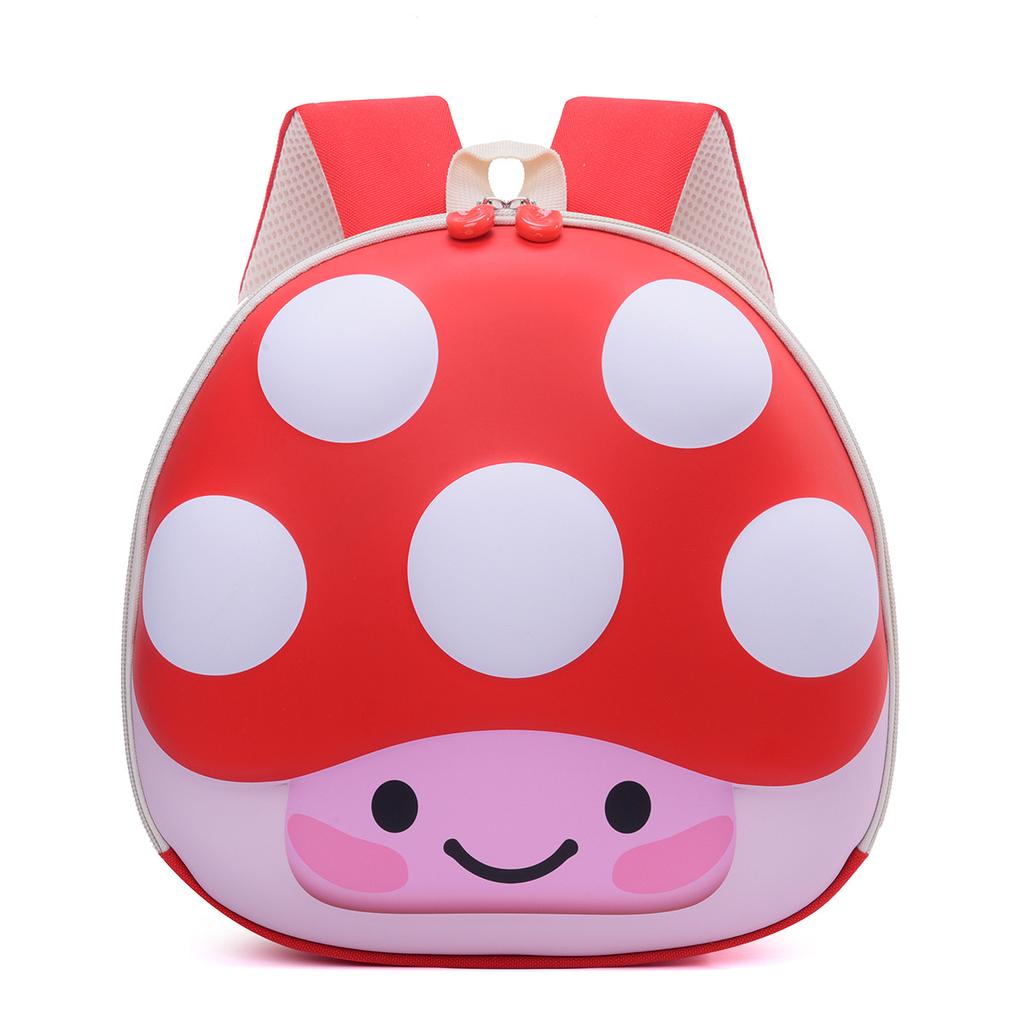 Zaino per la scuola Zaino per bambini a guscio rigido Cartone animato piccolo fungo Zaino per la scuola materna Zaino per bambini leggero e carino Zaino alla moda
