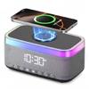 Bluetooth-compatibleLED Atmosphere Light Wireless Speakers Multifunctional Card Slot 360 Sound Touch Control Long Batter