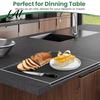 BPA Free Cutting Mat for Counter Board with Lip Durable Acrylic Non Slip Clear Countertop Protector Transparent Chopping Home Cooking Lip