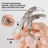 Xixi Sunflower Wide-Angle Eyelash Curler with One-Clip Curling Comb for Natural, Long-Lasting Lash Shape