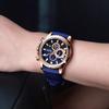 Relogio Masculino MEGIR Ny Sport Chronograph Silikon Herreklokker Toppmerke Luksus Quartz Clock Vanntett Big Dial Watch Herre