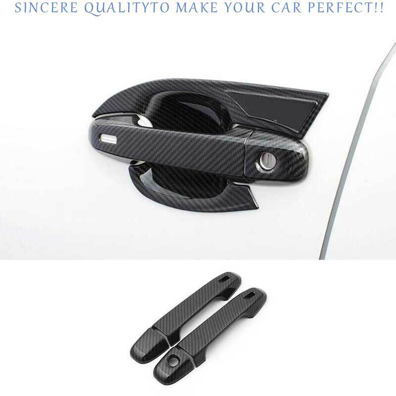 For Toyota CHR CH-R 2018-2022 Carbon Fiber Front Exterior Side Door Handle Cover