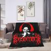 The Vampire Diaries Damon Salvatore Decken Flanell Bedruckt Tragbar Ultra-Weich Überwurfdecke für Bettwäsche Büro Teppichstück