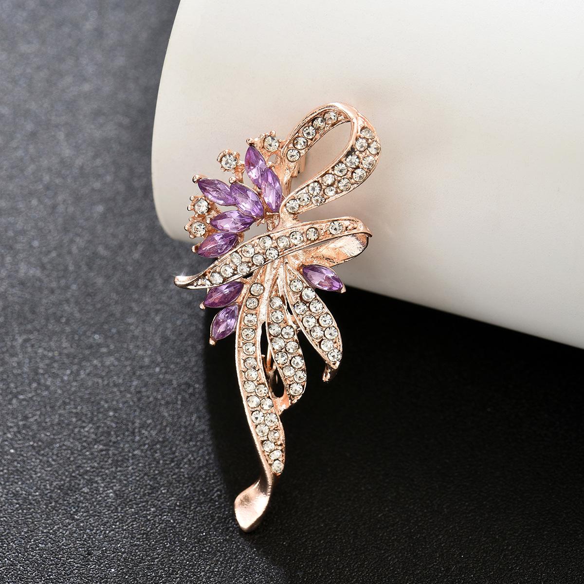 Корейская элегантная брошь-цветок с жемчугом - Универсальный, роскошный дизайн для женщин