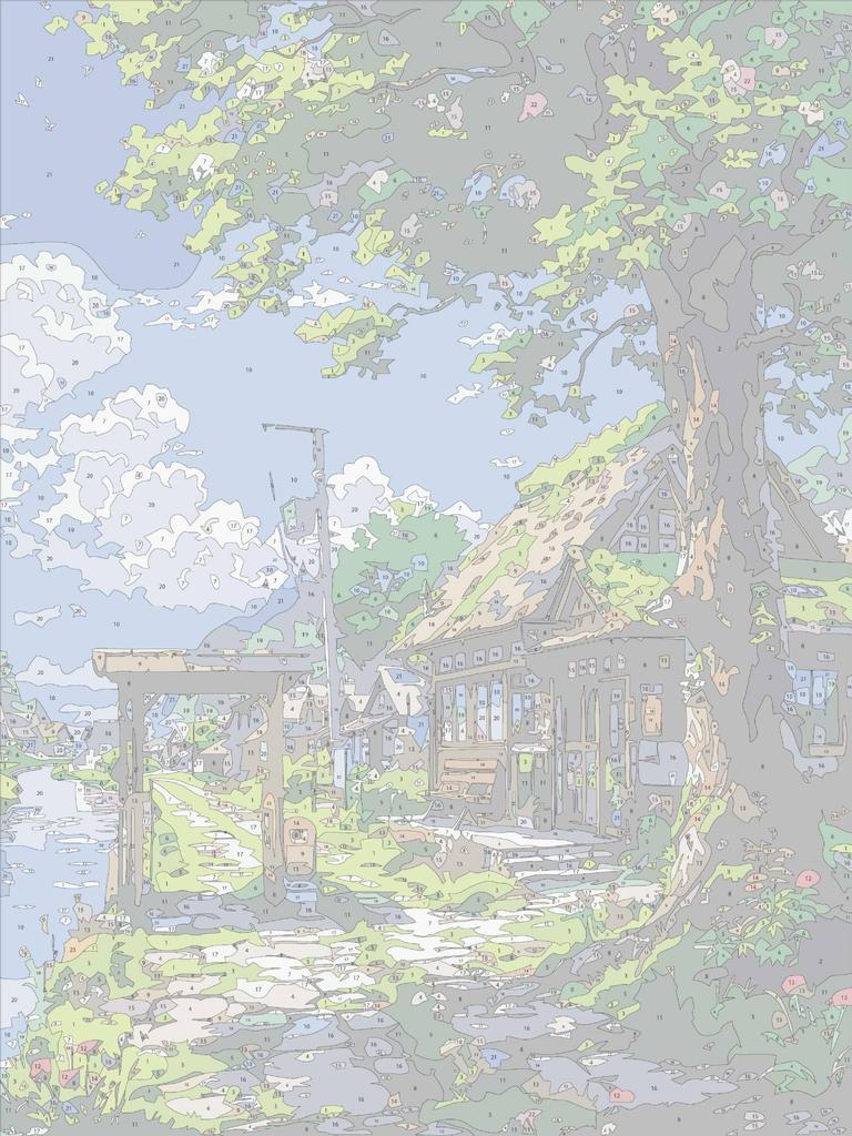 Hayao Miyazaki Summer Digital Oil DIY Painting: Healing, Stylish Living Room Decor Gift