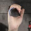1 Pair Anti-Slip Silicone 2-Finger Workout Grips Men Women Palm Protection Lifting Deadlift Pull-Up Grippers Gym Training Exercise Fingerless