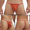 Herren G-String Netzgarn Durchsichtige Unterhose Tangas Unterwäsche Höschen Große Größe T-Rücken